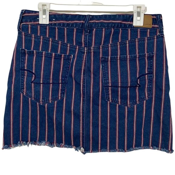 American Eagle Striped High Waisted Mini Skirt - Picture 2 of 5